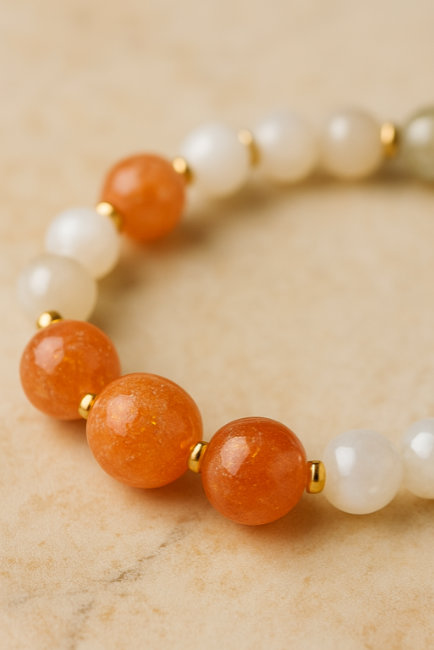 Sunstone bracelet